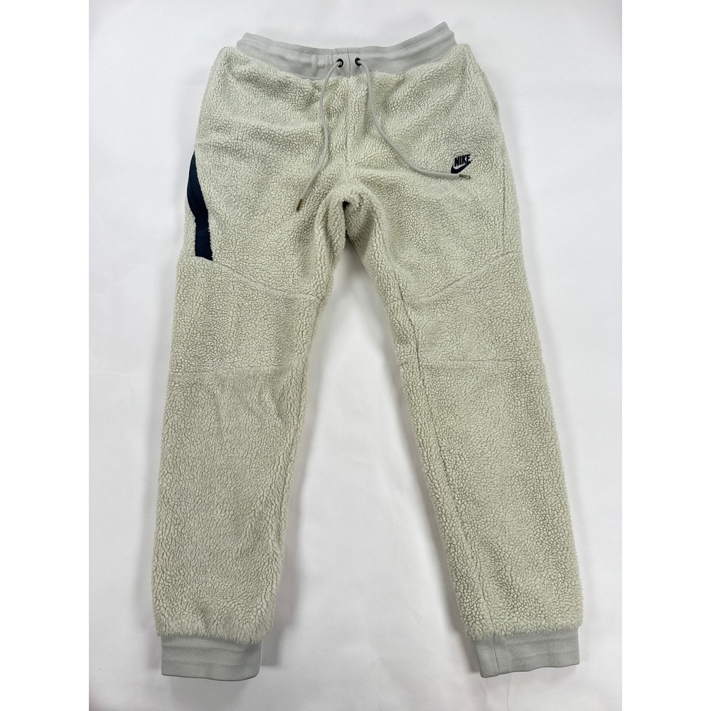 Nike Joggers Mens Large Sherpa Fleece Winterized Sweatpants AQ2769-072